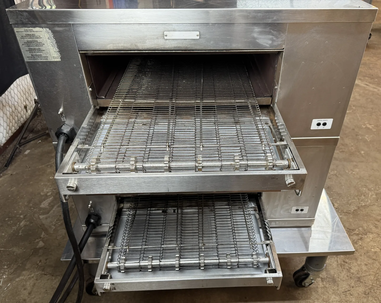 CTX Middleby Marshall DZ33T Infrared Dbl.Electric Conveyor Pizza Ovens thumbnail 4