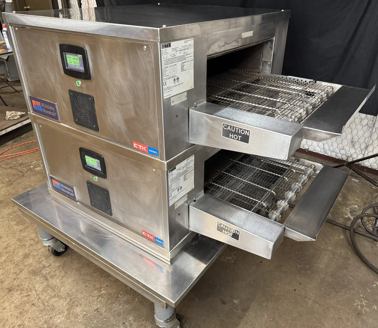 CTX Middleby Marshall DZ33T Infrared Dbl.Electric Conveyor Pizza Ovens thumbnail 5