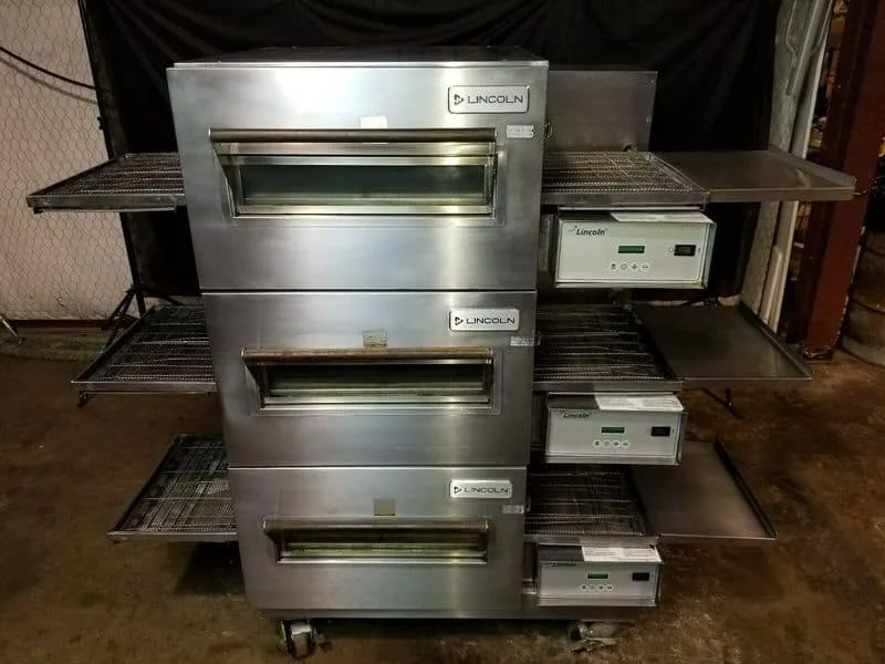 Lincoln Impinger 1100 Series Triple Stack Pizza Electric Conveyor Ovens thumbnail 2