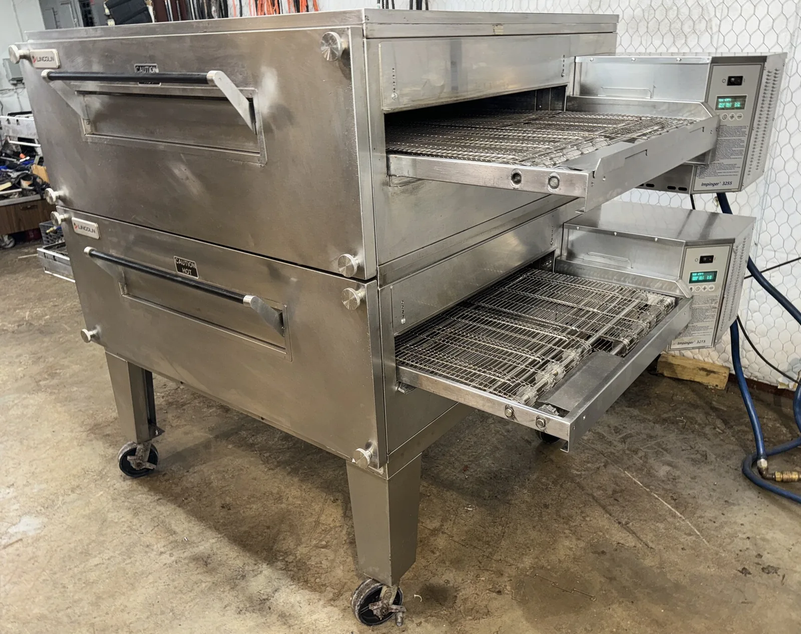 Lincoln Impinger 3255 Dbl. Stack Conveyor Ovens thumbnail 3
