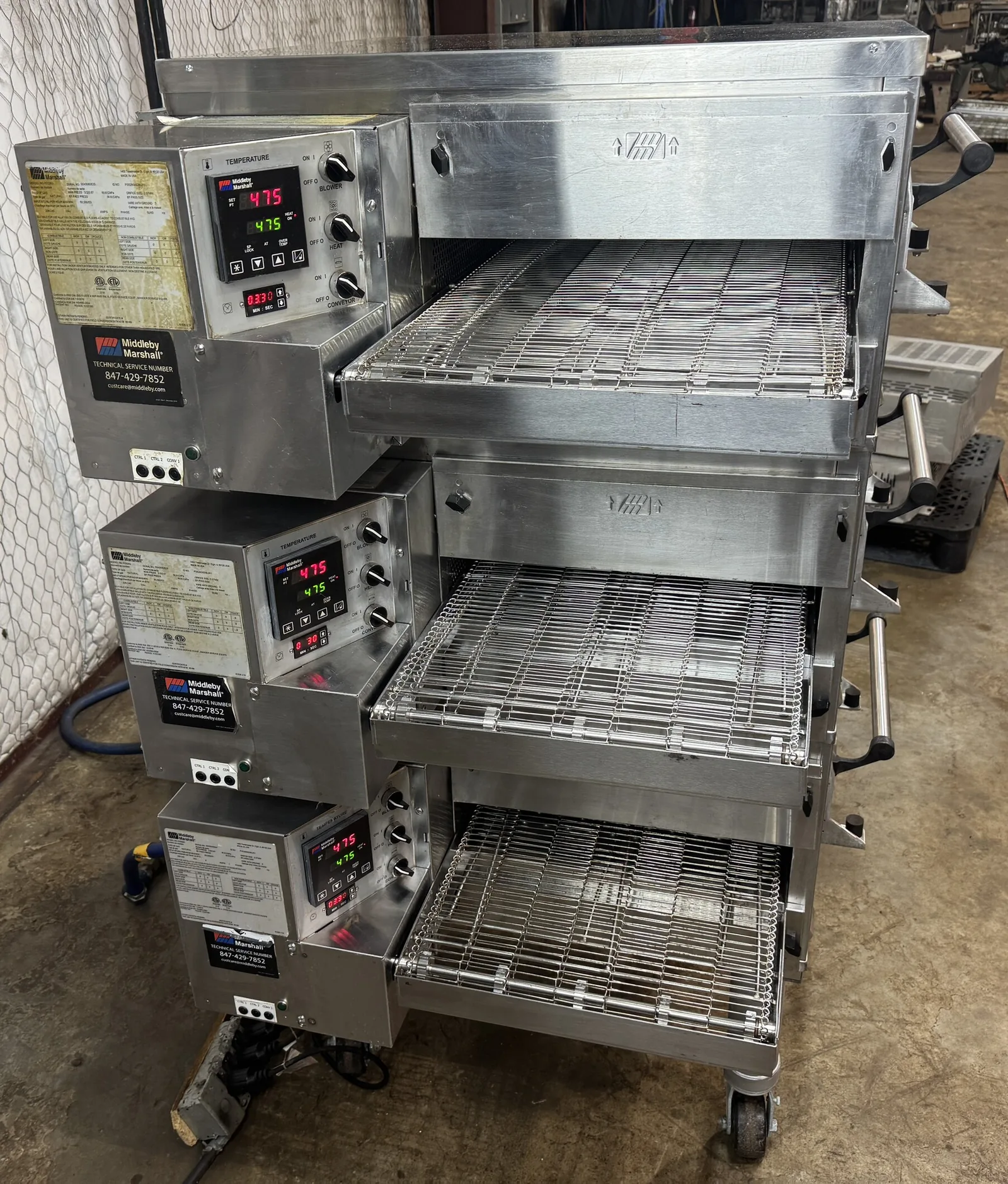 Middleby Marshall PS528g Natural Gas Conveyor Pizza Ovens thumbnail 4