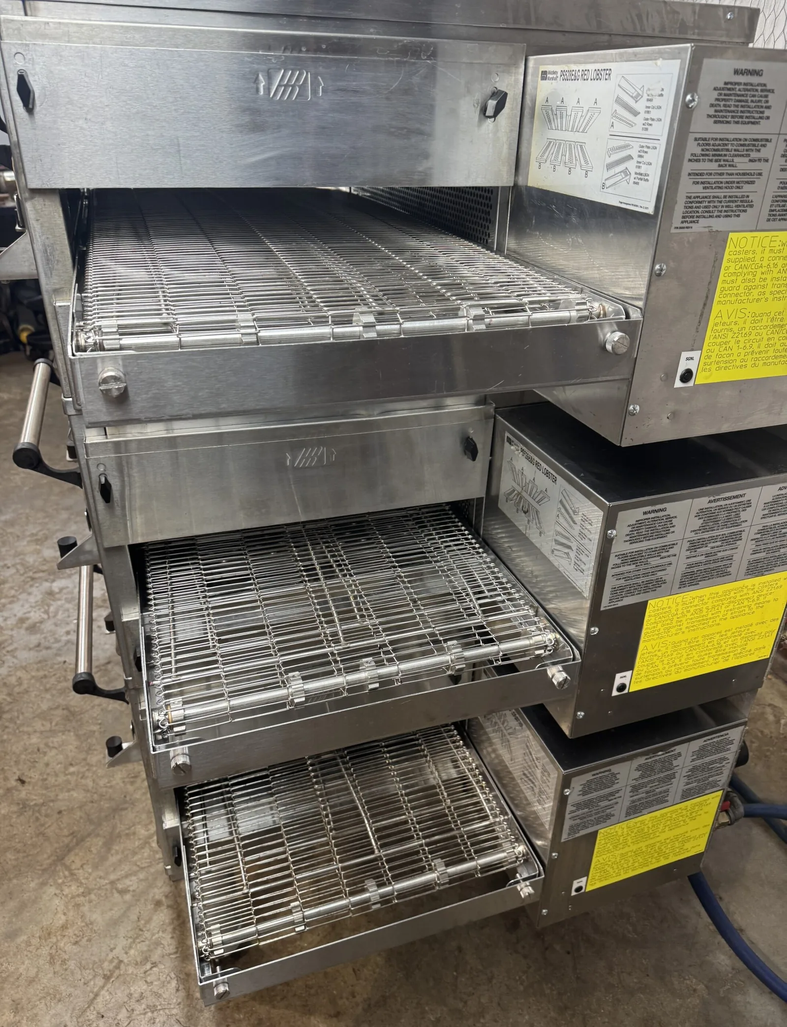 Middleby Marshall PS528g Natural Gas Conveyor Pizza Ovens thumbnail 6