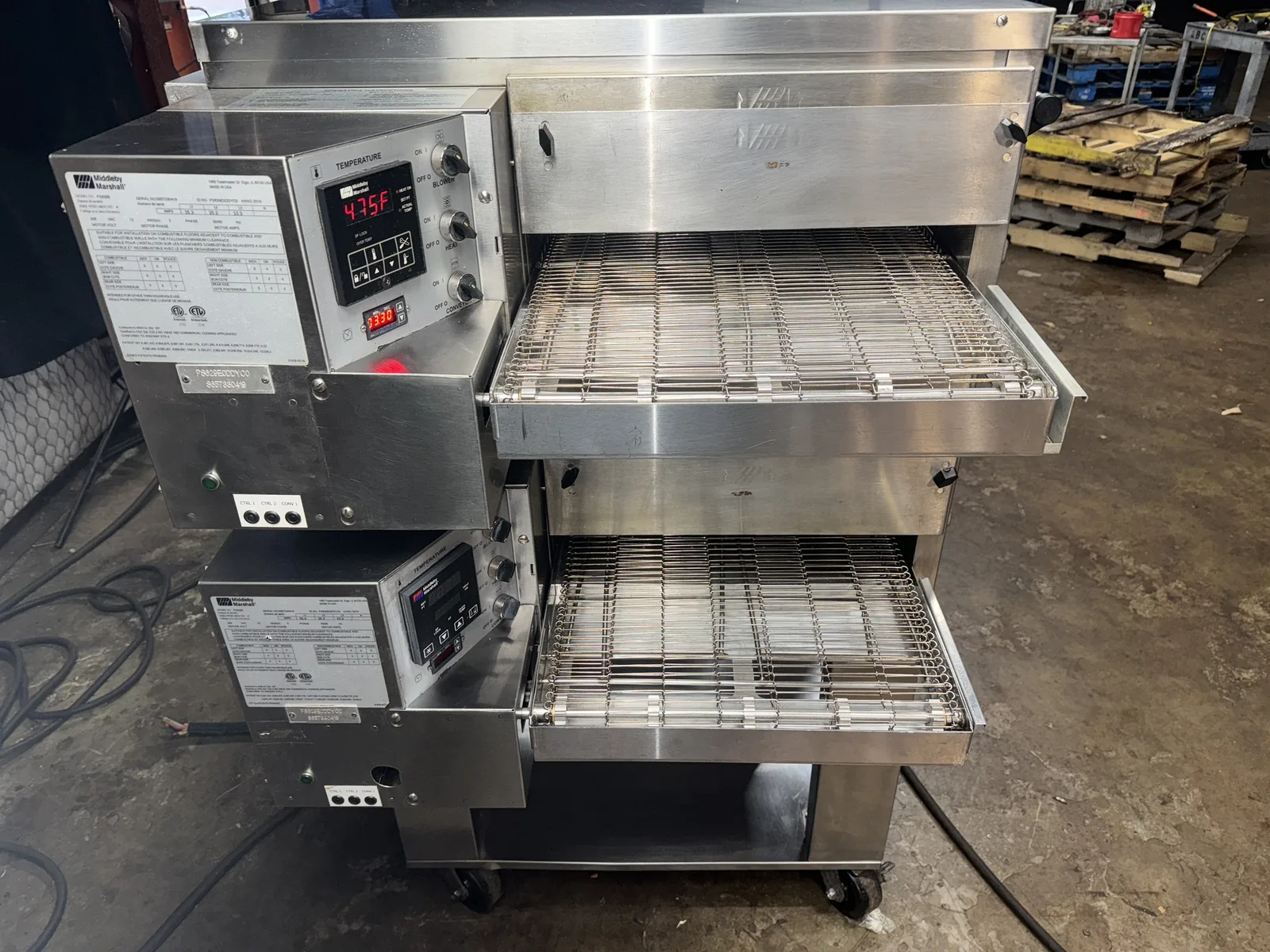 Middleby Marshall PS629e WoW! Electric Double Stack Conveyor Pizza Ovens thumbnail 2