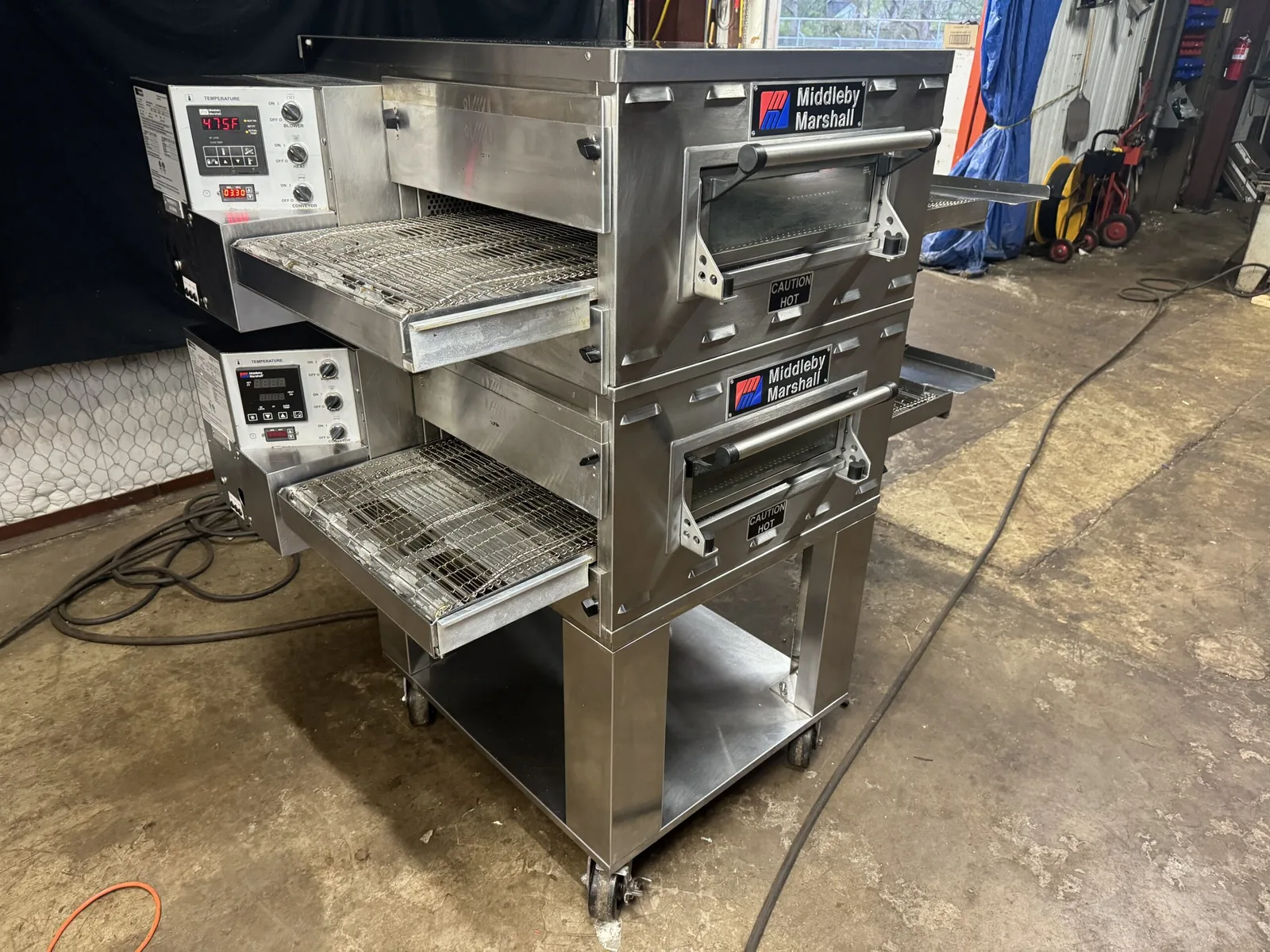 Middleby Marshall PS629e WoW! Electric Double Stack Conveyor Pizza Ovens thumbnail 3
