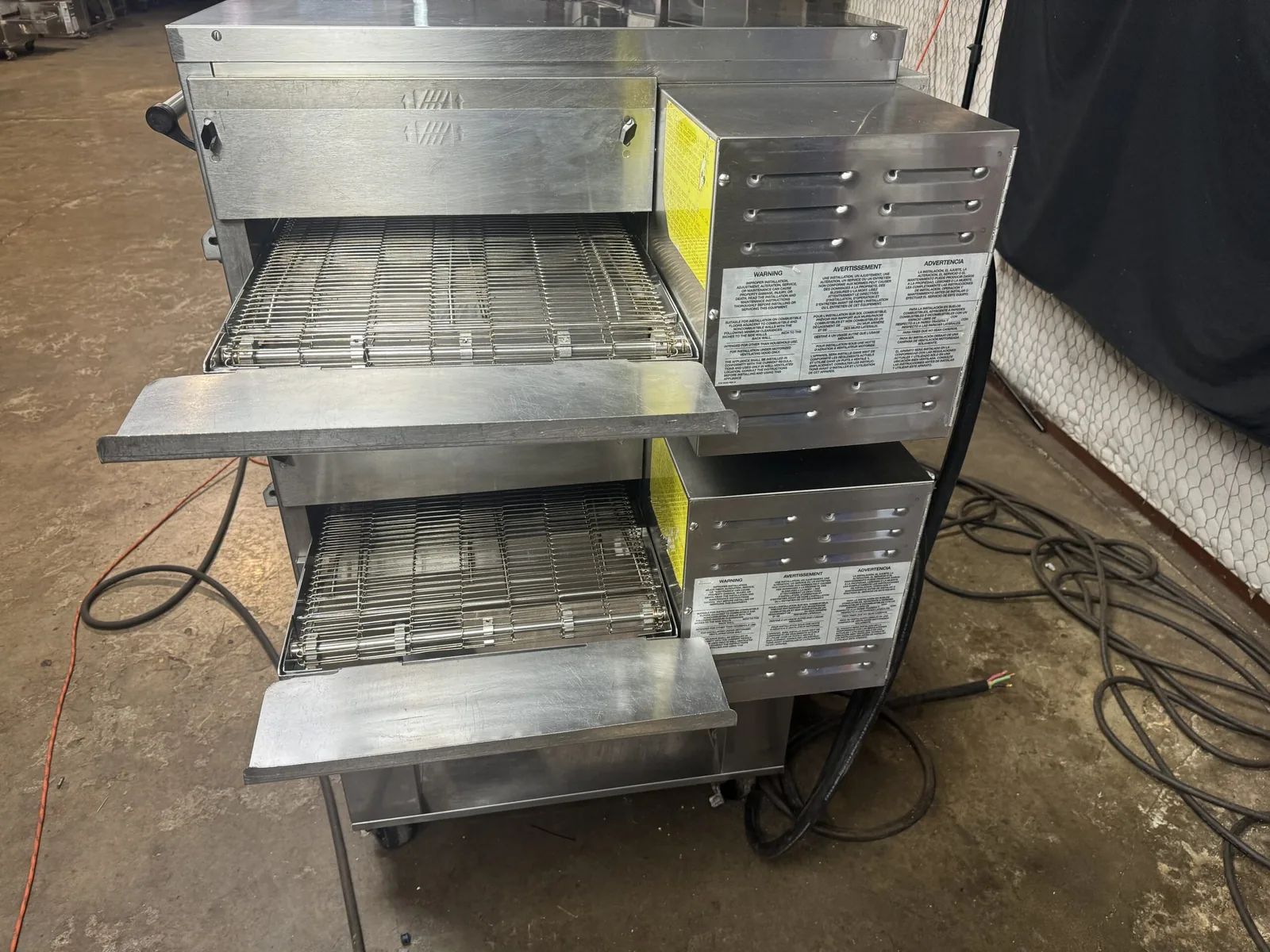 Middleby Marshall PS629e WoW! Electric Double Stack Conveyor Pizza Ovens thumbnail 5