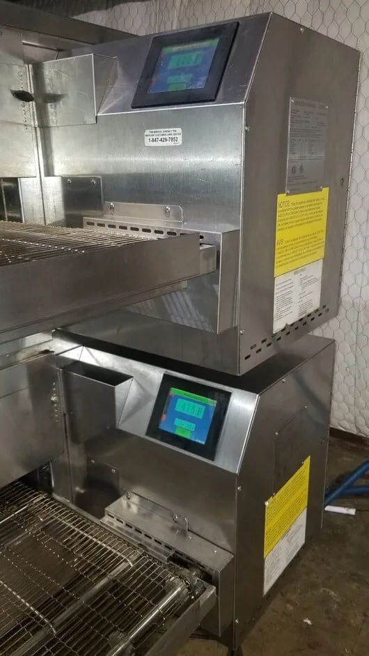 Middleby Marshall PS640g Double Stack Natural Gas Pizza Conveyor Ovens thumbnail 6
