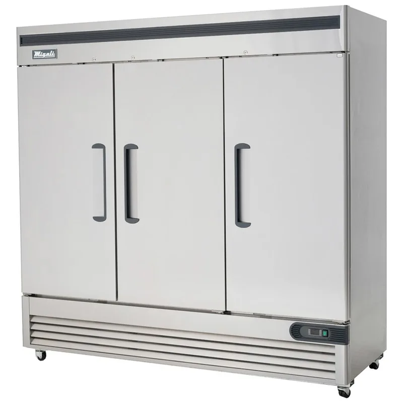Migali Industries C-3FB-HC 3-Door Reach-In Freezer