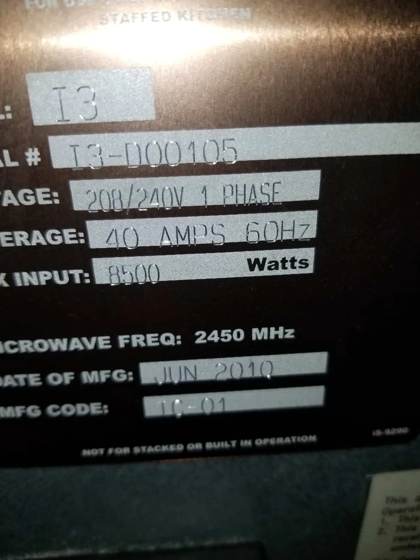Turbochef i3 Rapid Cook Oven thumbnail 6