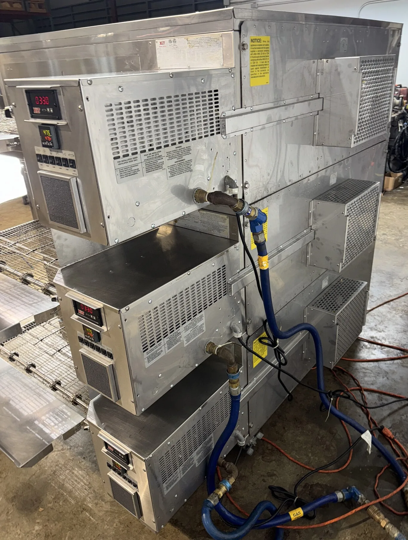 XLT 3255 Natural Gas Pizza Conveyor Ovens thumbnail 6